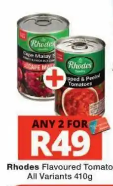 Checkers Rhodes Flavoured Tomato offer