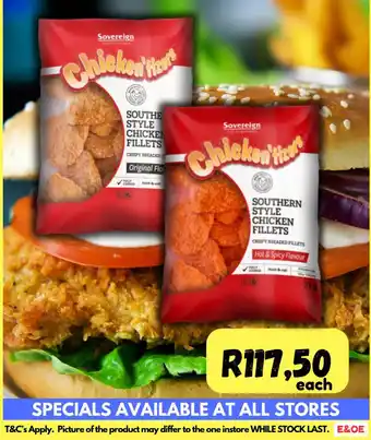 Chicken'tizers Southern Style Chicken Fillets