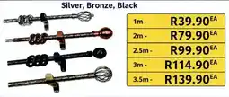 Laduma Hardware catalogue Curtain Rods Assorted offer