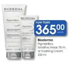 Clicks Bioderma Pigmentbio Sensitive Areas or Foaming Cream offer
