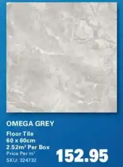 Cashbuild OMEGA GREY Floor Tile offer