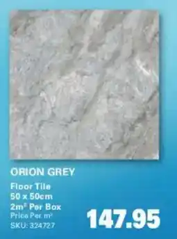 Cashbuild ORION GREY Floor Tile offer