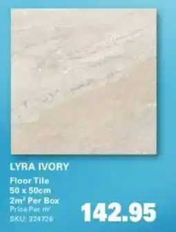 Cashbuild LYRA IVORY Floor Tile offer