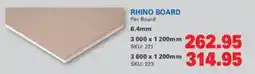 Cashbuild RHINO BOARD offer