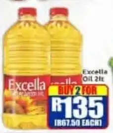 Three Star Cash and Carry Excella Oil 2lt offer