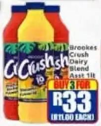 Three Star Cash and Carry Brookes Crush Dairy Blend Assorted offer