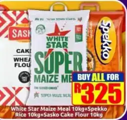Three Star Cash and Carry White Star Super Maize Meal offer