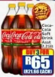 Three Star Cash and Carry Coca-Cola Soft Drink offer