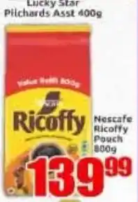 Three Star Cash and Carry Ricoffy Nescafe Ricoffy Pouch offer