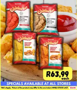 Die Visfabriek Chicken'izers offer