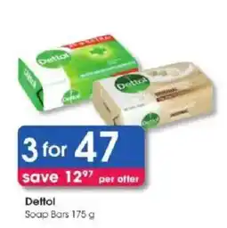 Clicks Dettol Soap Bars offer