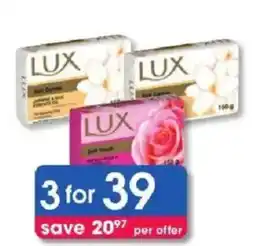 Clicks Lux Soap Bars offer