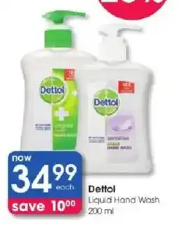 Clicks Dettol Liquid Hand Wash offer