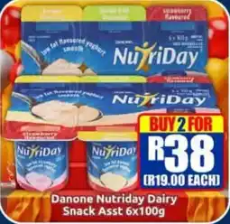 Three Star Cash and Carry Danone Nutriday Dairy Snack Assorted offer