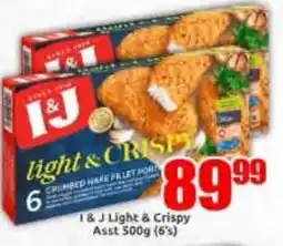 Three Star Cash and Carry I & J Light & Crispy offer