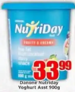 Three Star Cash and Carry Danone Nutriday Yoghurt Assorted offer