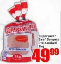 Three Star Cash and Carry Supersaver Beef Burgers offer