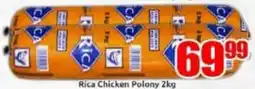 Three Star Cash and Carry Rica Chicken Polony offer