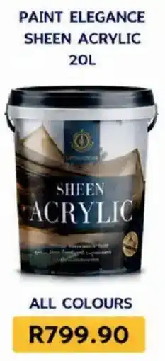 Laduma Hardware catalogue Paint Elegance Sheen Acrylic offer