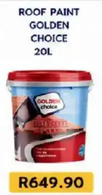 Laduma Hardware catalogue Roof Paint Golden Choice offer