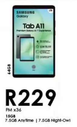 Chatz Connect Samsung Galaxy Tab A11 offer