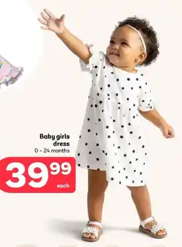PEP Baby girls dress offer