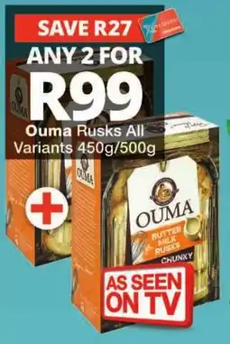 Checkers Ouma Rusks offer