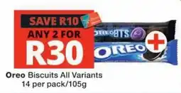 Checkers Oreo Biscuits All Variants offer