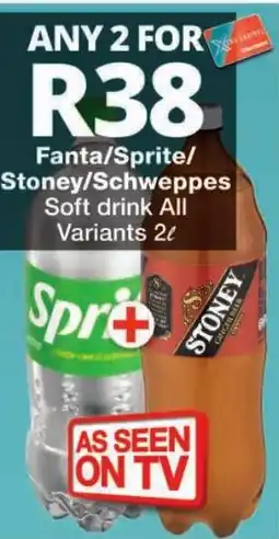 Checkers Soft drink All Variants offer