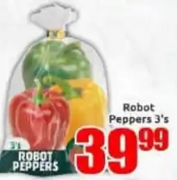 Three Star Cash and Carry Robot Peppers offer