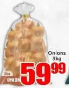 Three Star Cash and Carry ONION offer