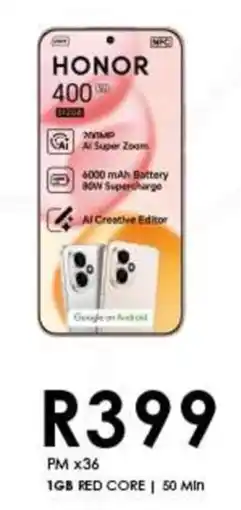 Chatz Connect HONOR 400 offer