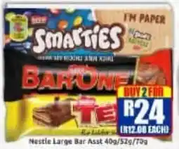 Three Star Cash and Carry Smarties Bar One offer