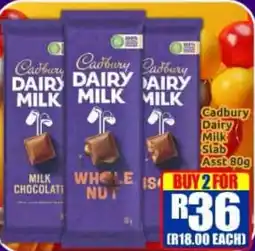 Three Star Cash and Carry Cadbury Dairy Milk Slab offer