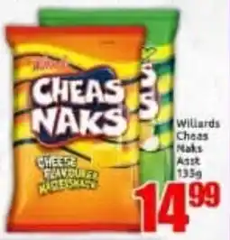 Three Star Cash and Carry Cheas Naks offer