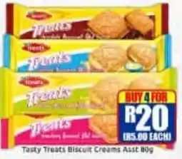 Three Star Cash and Carry Tasty Treats Biscuit Creams Assorted offer