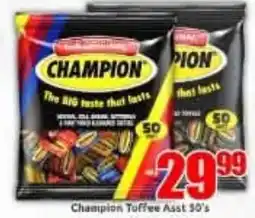 Three Star Cash and Carry Champion Toffee Assorted offer