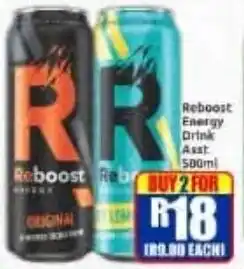Three Star Cash and Carry Reboost Energy Drink offer