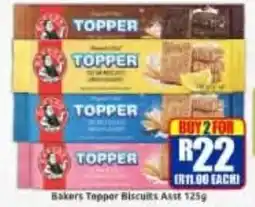 Three Star Cash and Carry Bakers Topper Biscuits Assorted offer