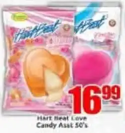 Three Star Cash and Carry Hart Beat Love Candy Assorted offer