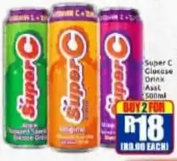 Three Star Cash and Carry Super C Glucose Drink Assorted offer