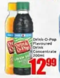 Three Star Cash and Carry Drink-O-Pop Flavoured Drink Concentrate offer
