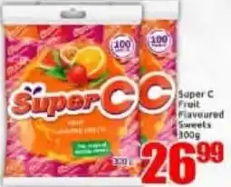 Three Star Cash and Carry Super C Fruit Flavoured Sweets offer