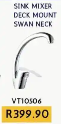 Laduma Hardware catalogue Sink Mixer Deck Mount Swan Neck offer