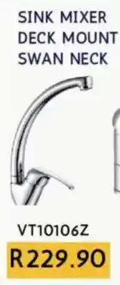 Laduma Hardware catalogue SINK MIXER DECK MOUNT SWAN NECK offer