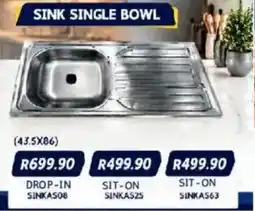 Laduma Hardware catalogue SINK SINGLE BOWL offer