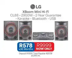 OK Furniture LG XBoom Mini Hi-Fi offer