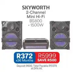 OK Furniture Skyworth 2-Channel Mini Hi-Fi offer