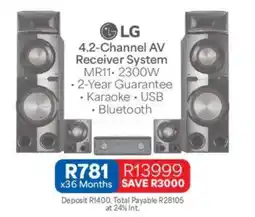 OK Furniture LG 4.2-Channel AV Receiver System offer
