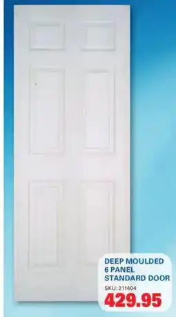 Cashbuild DEEP MOULDED 6 PANEL STANDARD DOOR offer